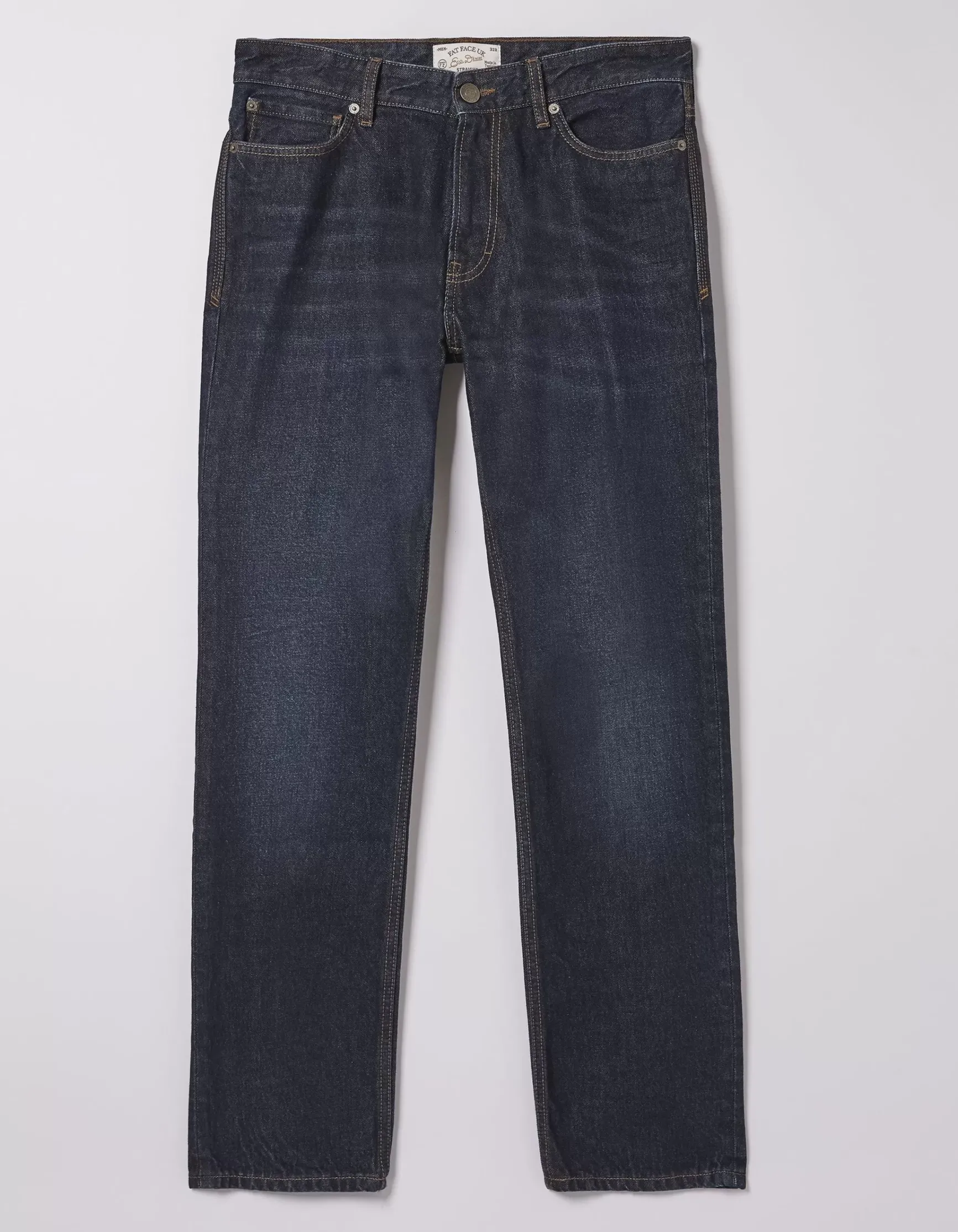 FatFace Straight Dark Vintage Wash Jeans|Men Jeans