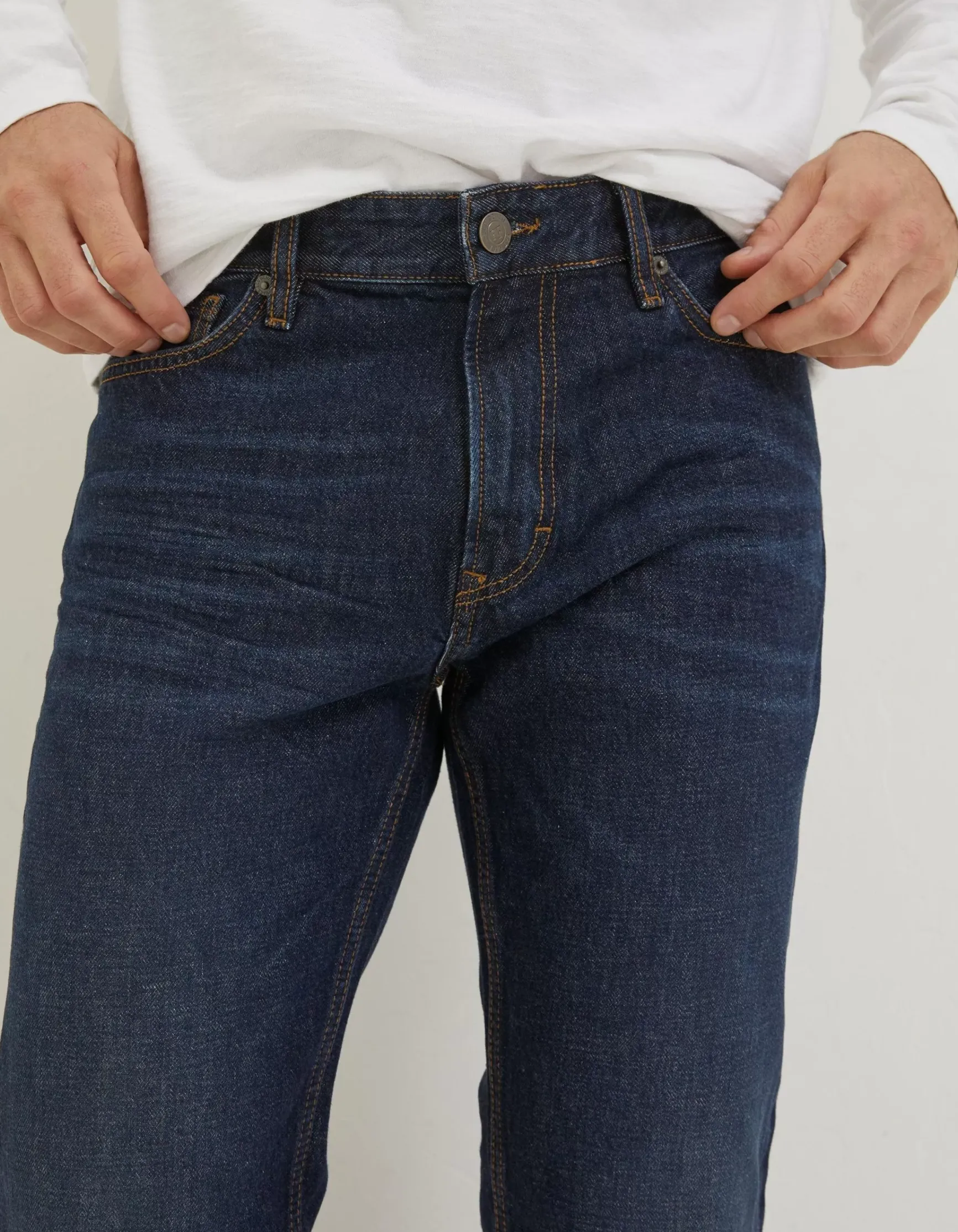 FatFace Straight Dark Vintage Wash Jeans|Men Jeans