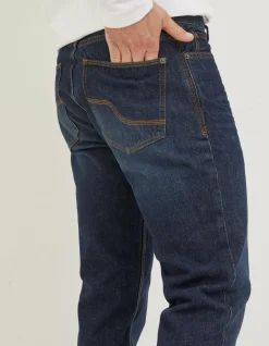 FatFace Straight Dark Vintage Wash Jeans|Men Jeans