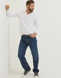 FatFace Straight Mid Wash Jeans|Men Jeans