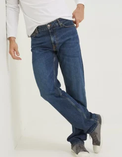 FatFace Straight Mid Wash Jeans|Men Jeans