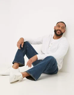 FatFace Straight Mid Wash Jeans|Men Jeans