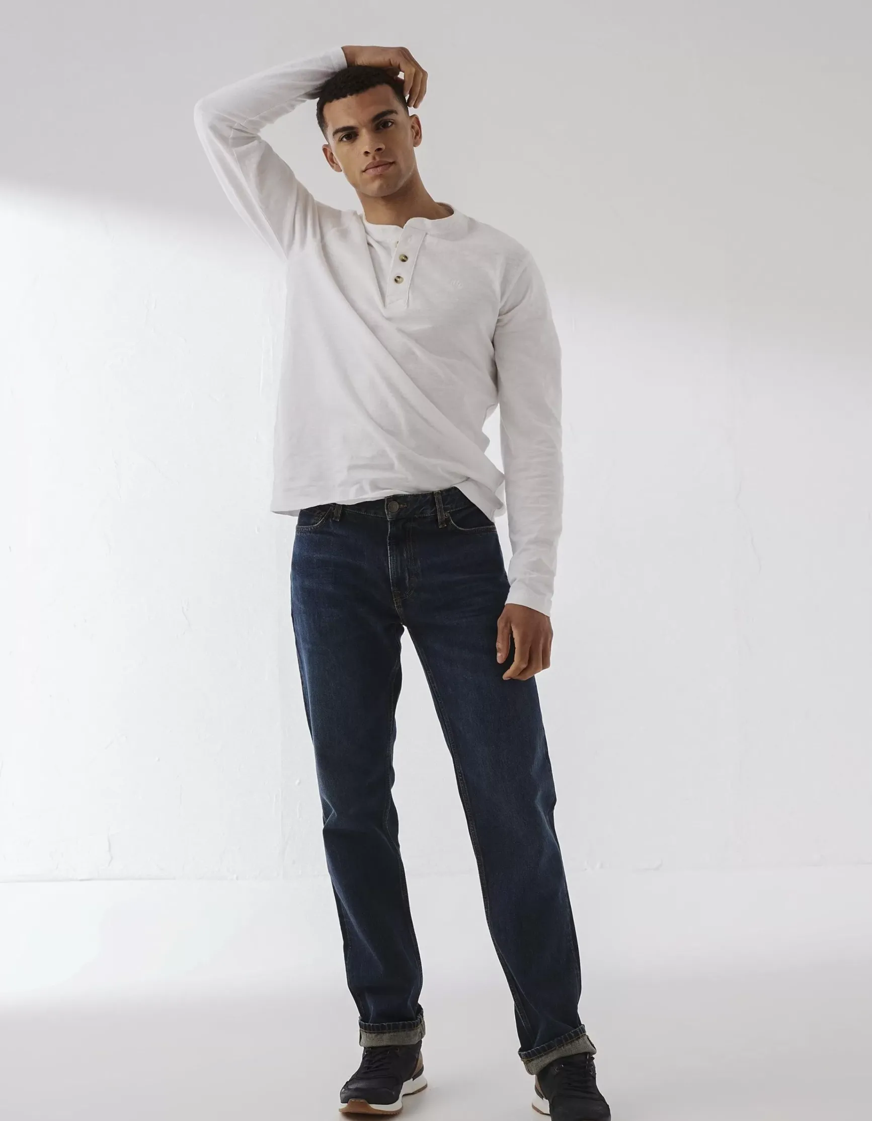 FatFace Straight Mid Wash Jeans|Men Jeans