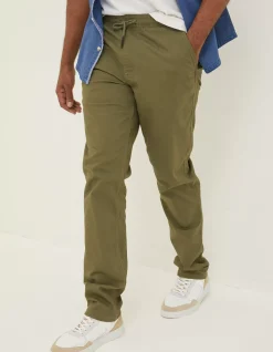 FatFace Straight Pull On Trousers|Men Trousers & Chinos