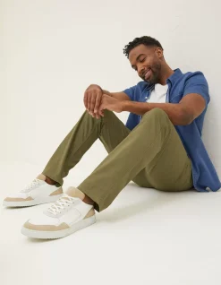 FatFace Straight Pull On Trousers|Men Trousers & Chinos