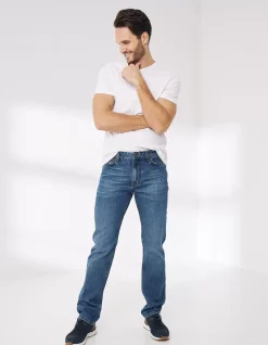 FatFace Straight Stone Wash Jeans|Men Jeans