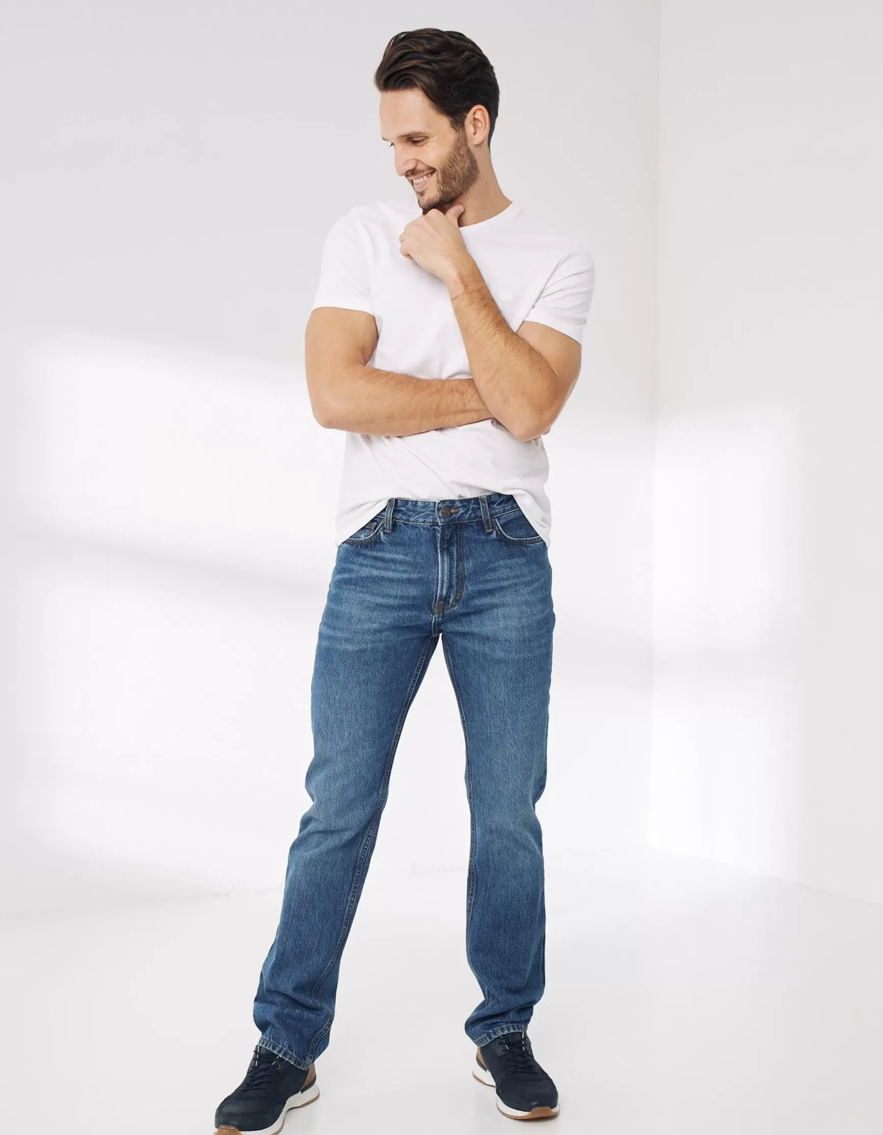 FatFace Straight Stone Wash Jeans|Men Jeans