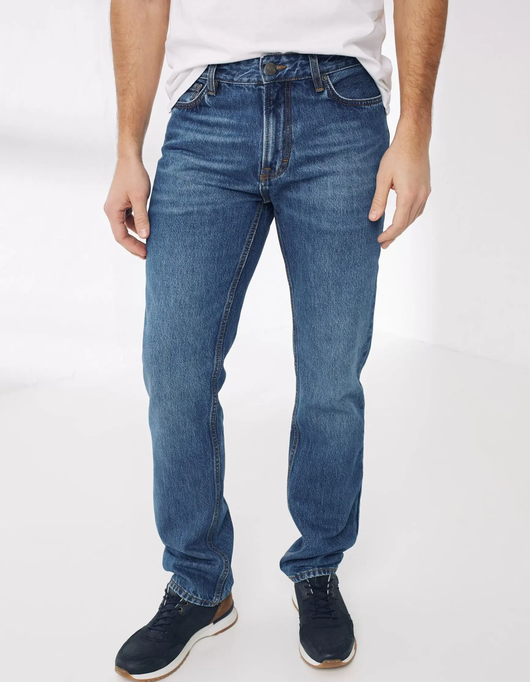 FatFace Straight Stone Wash Jeans|Men Jeans