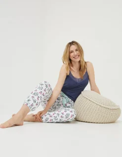 FatFace Strawberry Cuffed Pants|Women Nightwear & Loungewear