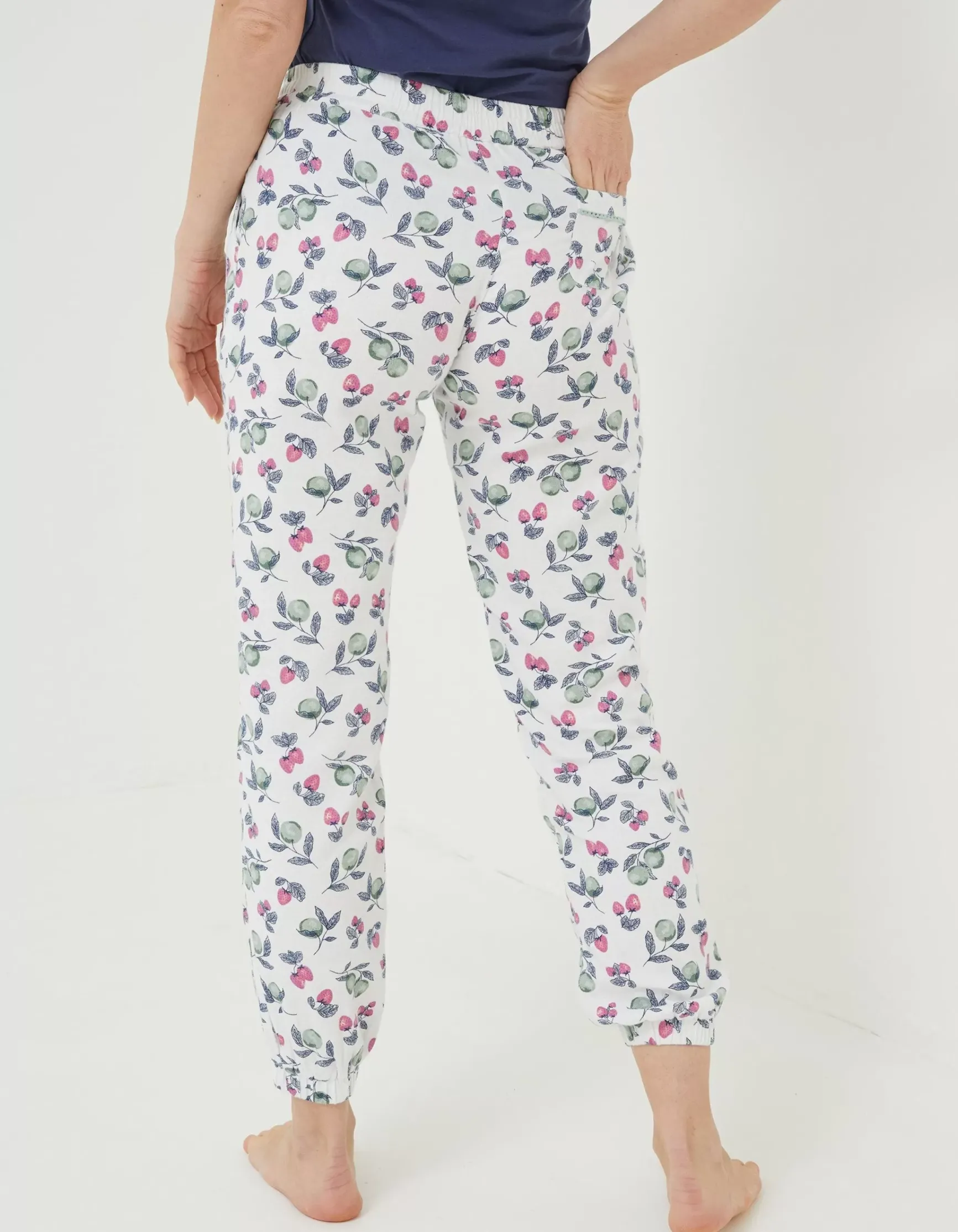 FatFace Strawberry Cuffed Pants|Women Nightwear & Loungewear