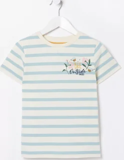 FatFace Stripe Bee Jersey T Shirt|Girls View All