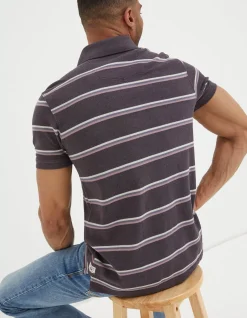 FatFace Stripe Pique Polo|Men T-Shirts