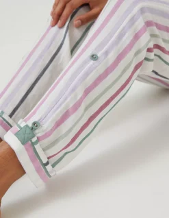 FatFace Stripe Pj Set|Women Nightwear & Loungewear