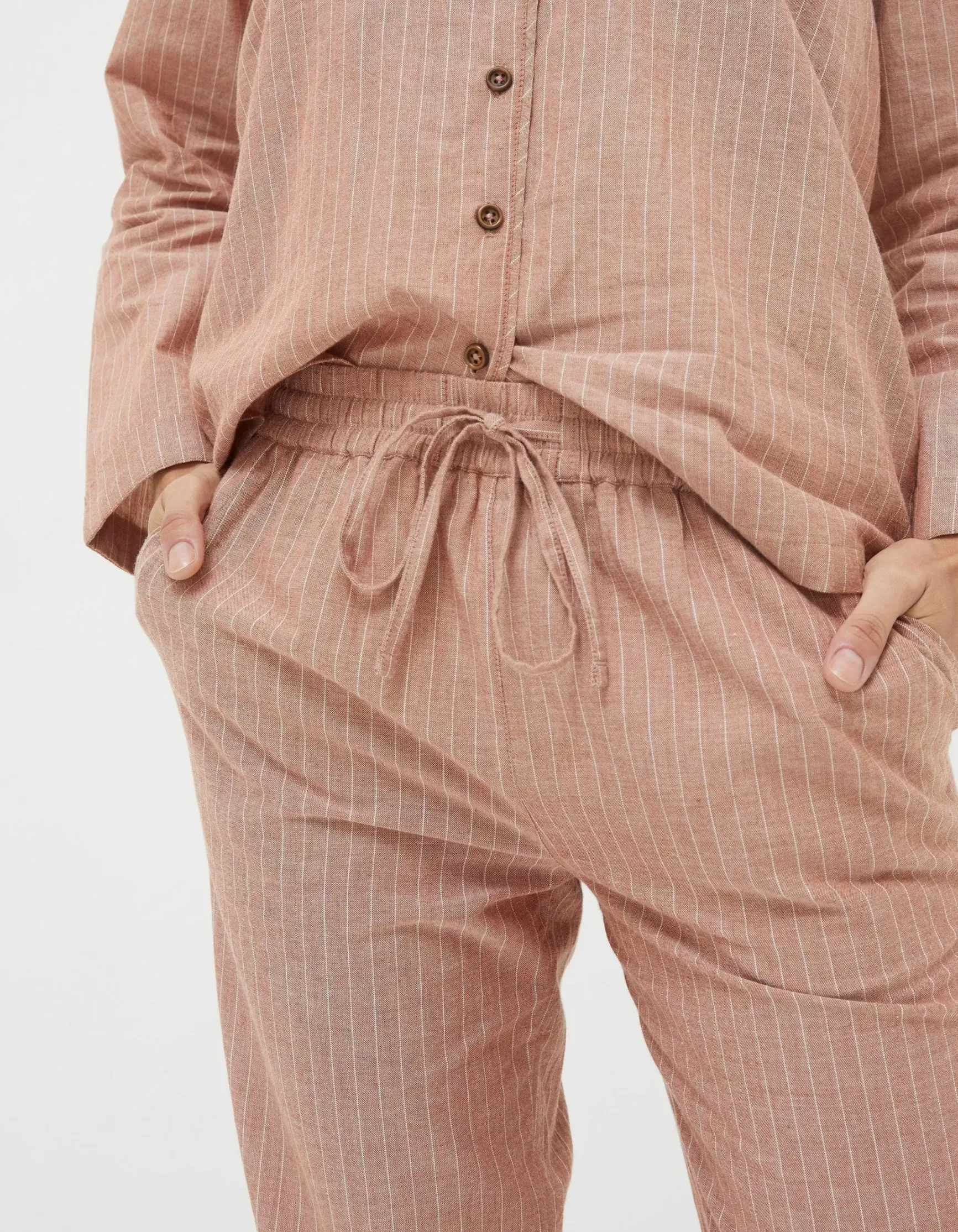 FatFace Stripe Pyjama Set|Women Nightwear & Loungewear