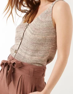 FatFace Striped Vest|Women Tops & T-Shirts