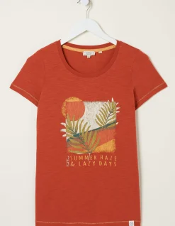 FatFace Summer Haze T-Shirt|Women Tops & T-Shirts