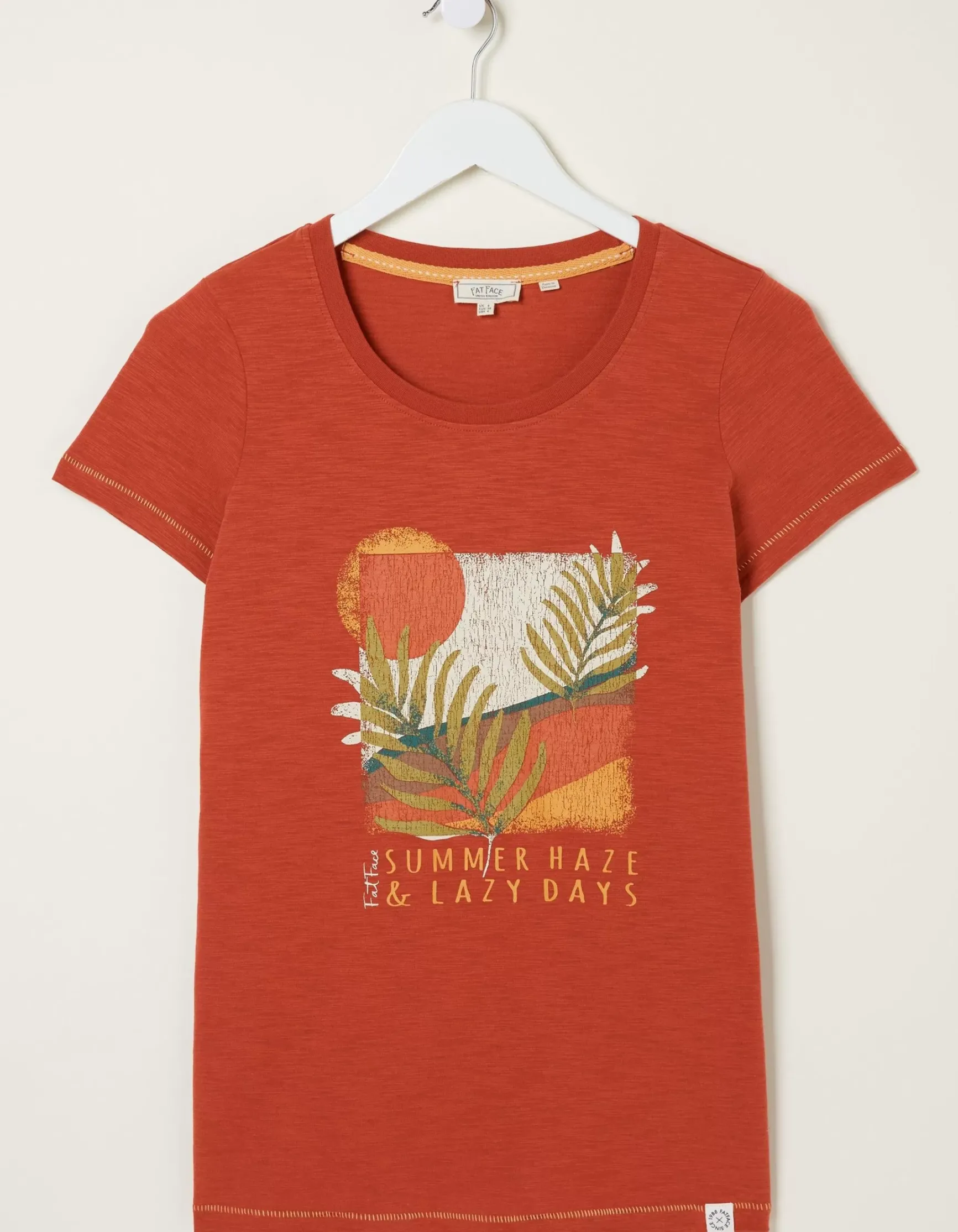 FatFace Summer Haze T-Shirt|Women Tops & T-Shirts