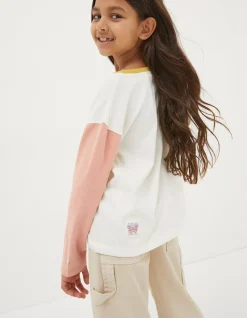 FatFace Sun Embroidered Long Sleeve T-Shirt|Girls View All