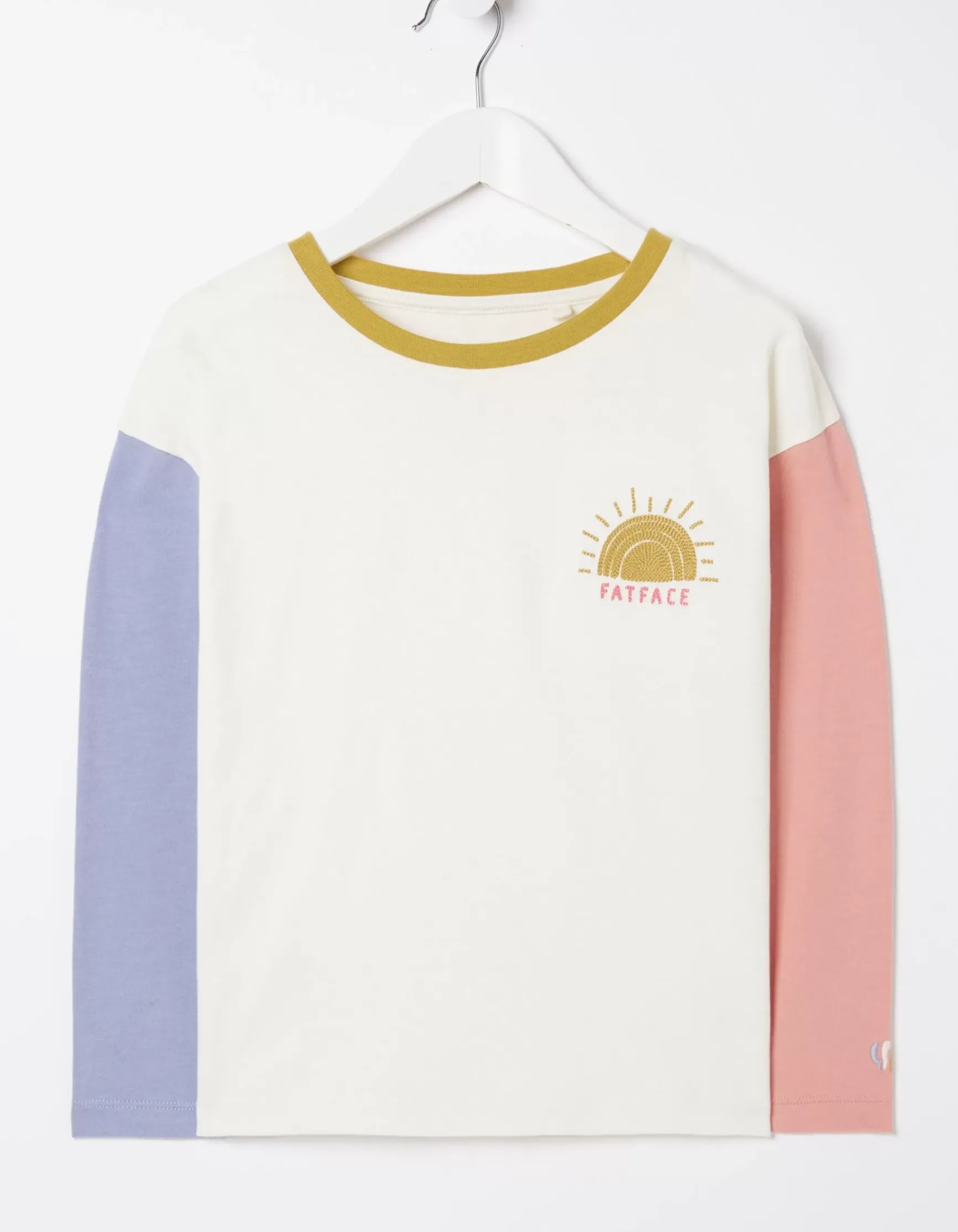 FatFace Sun Embroidered Long Sleeve T-Shirt|Girls View All