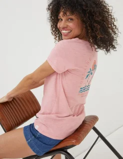 FatFace Sunshine All The Time T-Shirt|Women Tops & T-Shirts