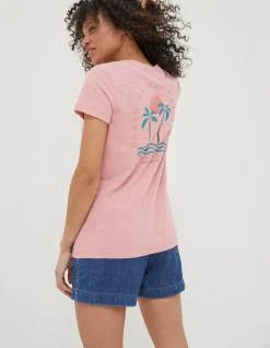 FatFace Sunshine All The Time T-Shirt|Women Tops & T-Shirts