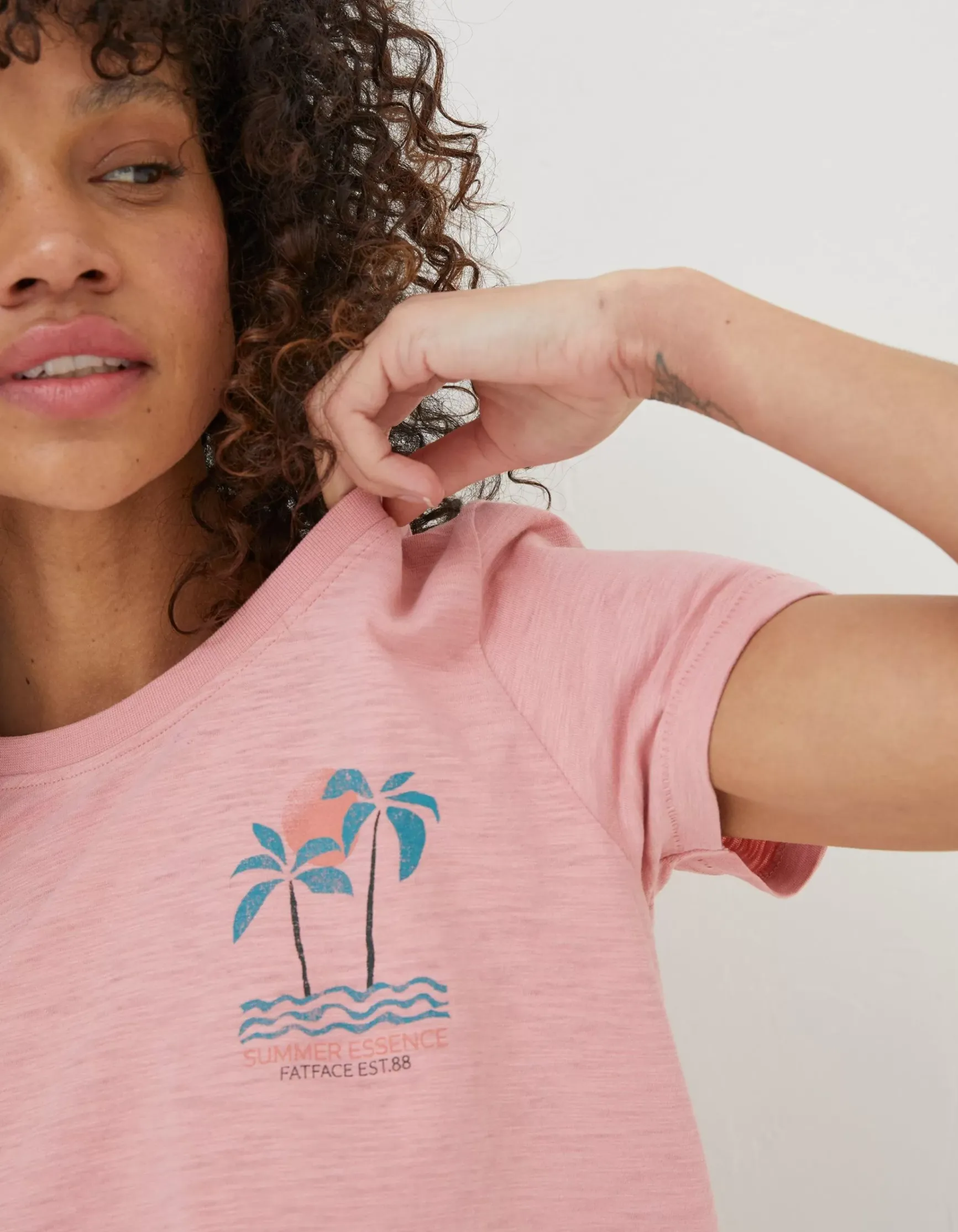 FatFace Sunshine All The Time T-Shirt|Women Tops & T-Shirts