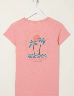 FatFace Sunshine All The Time T-Shirt|Women Tops & T-Shirts