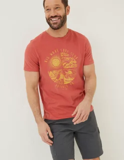 FatFace Surf Club T-Shirt|Men T-Shirts