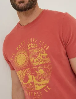 FatFace Surf Club T-Shirt|Men T-Shirts