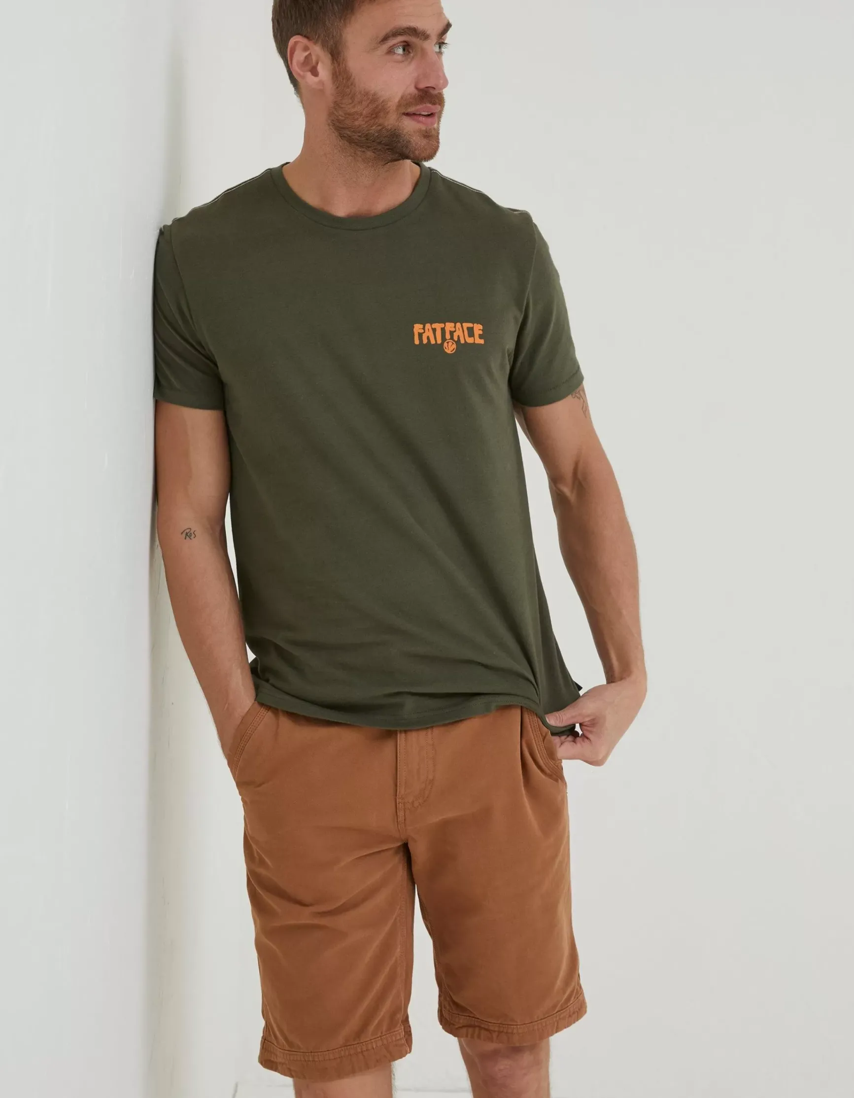 FatFace Surf Comp T-Shirt|Men T-Shirts