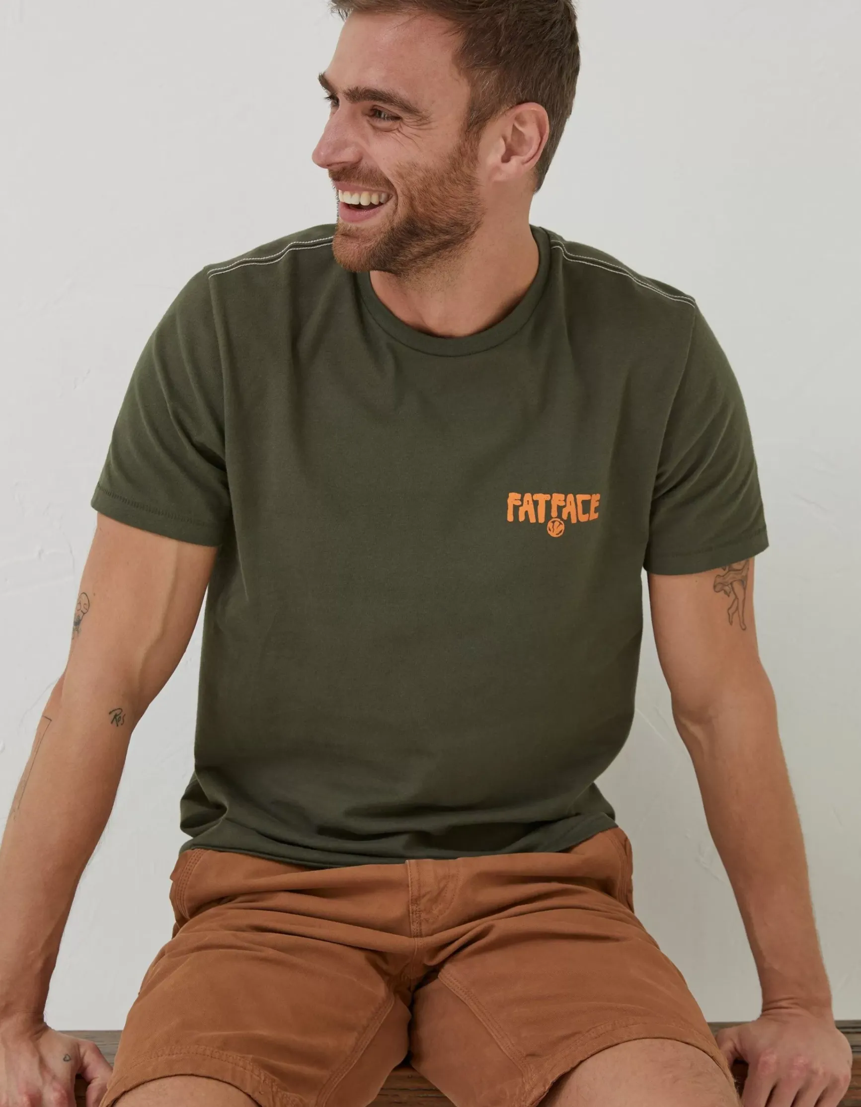 FatFace Surf Comp T-Shirt|Men T-Shirts