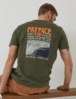 FatFace Surf Comp T-Shirt|Men T-Shirts