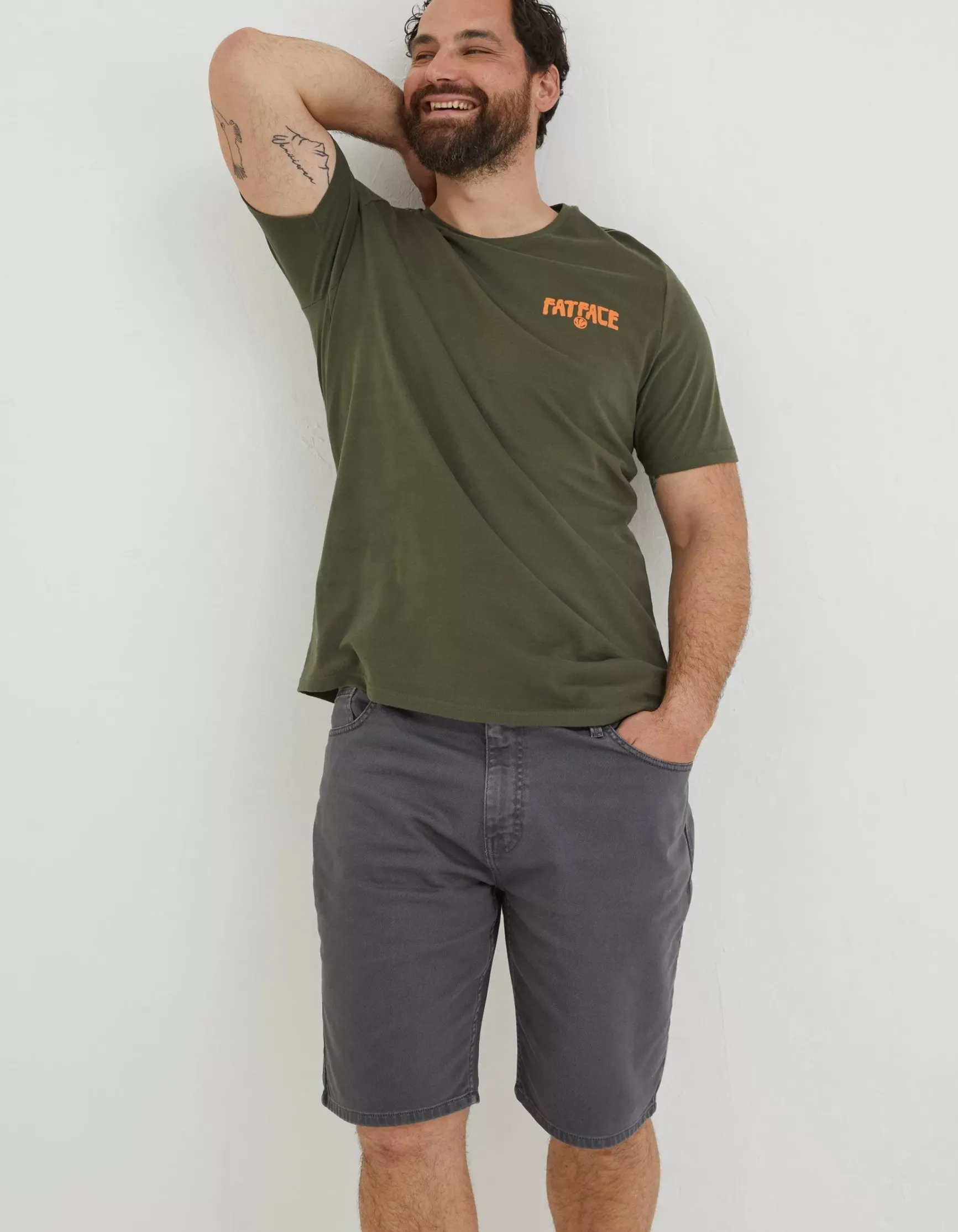 FatFace Surf Comp T-Shirt|Men T-Shirts