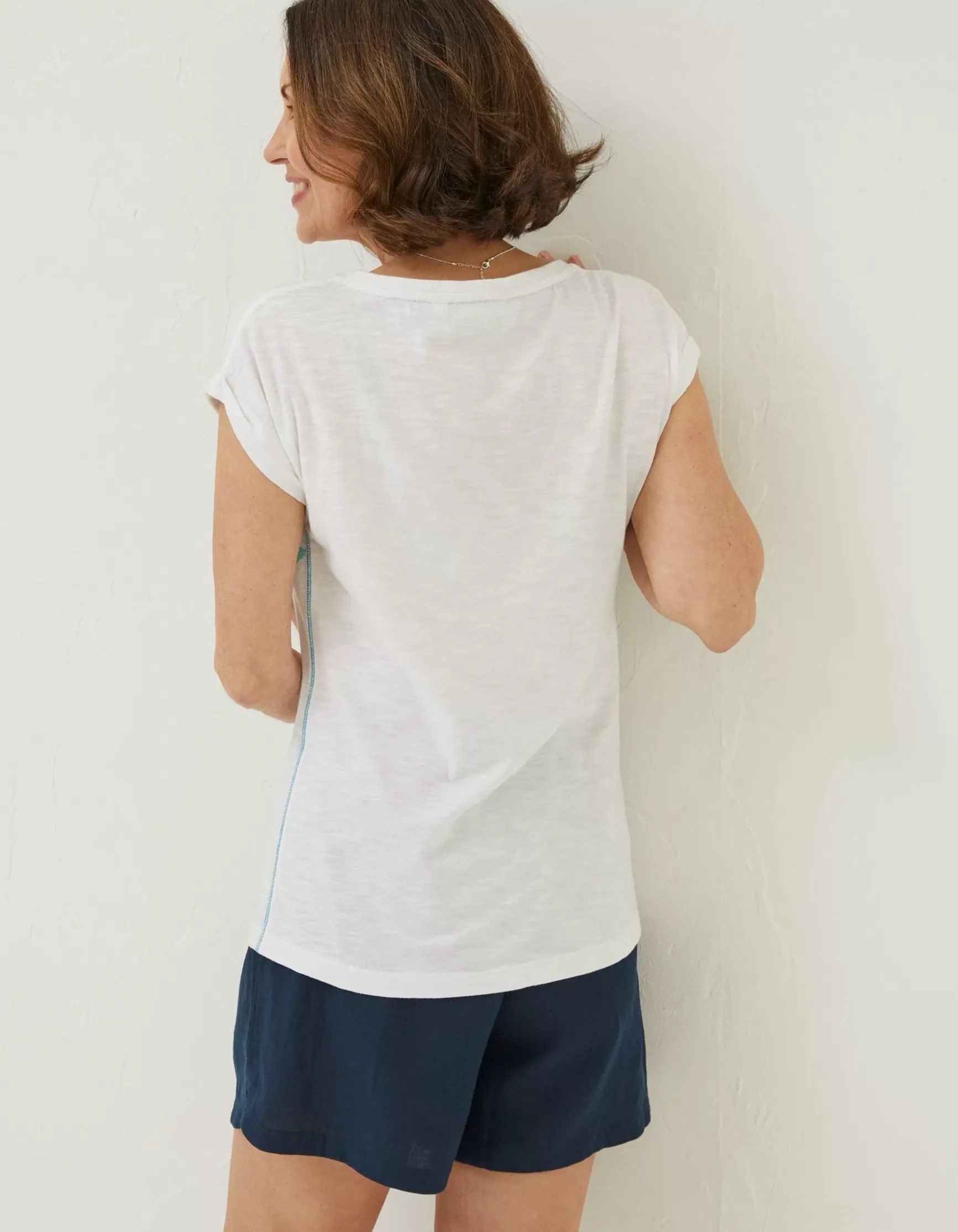 FatFace Surf Graphic T-Shirt|Women Tops & T-Shirts