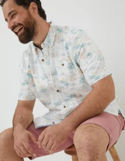FatFace Surf Print Shirt|Men Shirts