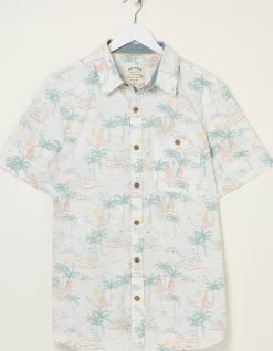 FatFace Surf Print Shirt|Men Shirts