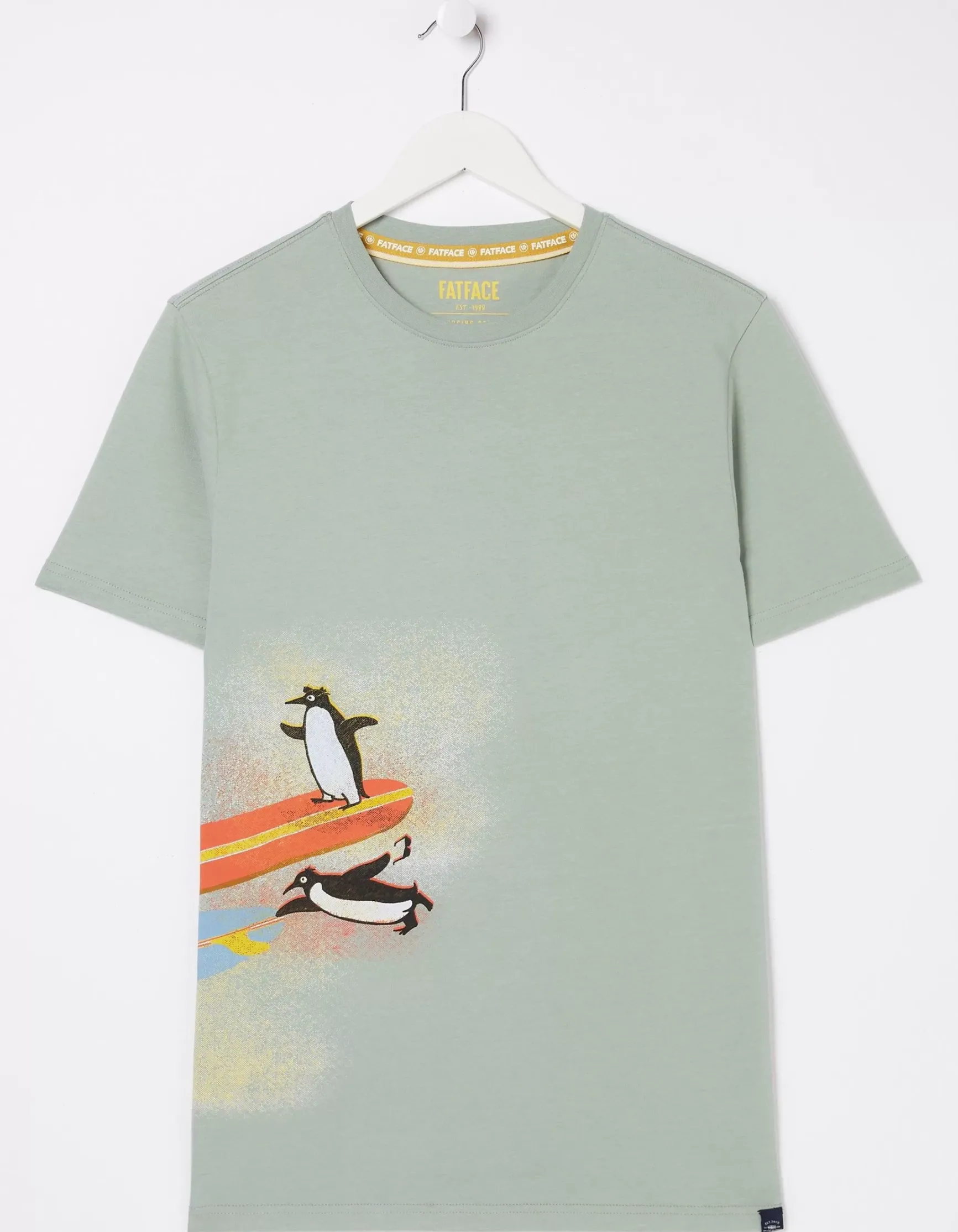 FatFace Surfing Penguins T-Shirt|Men View All