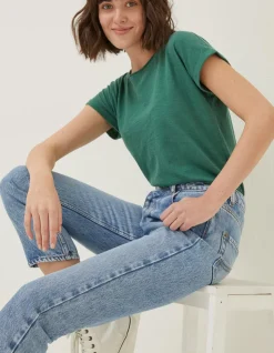 FatFace Sutton Straight Cropped Jeans|Women Jeans & Dungarees