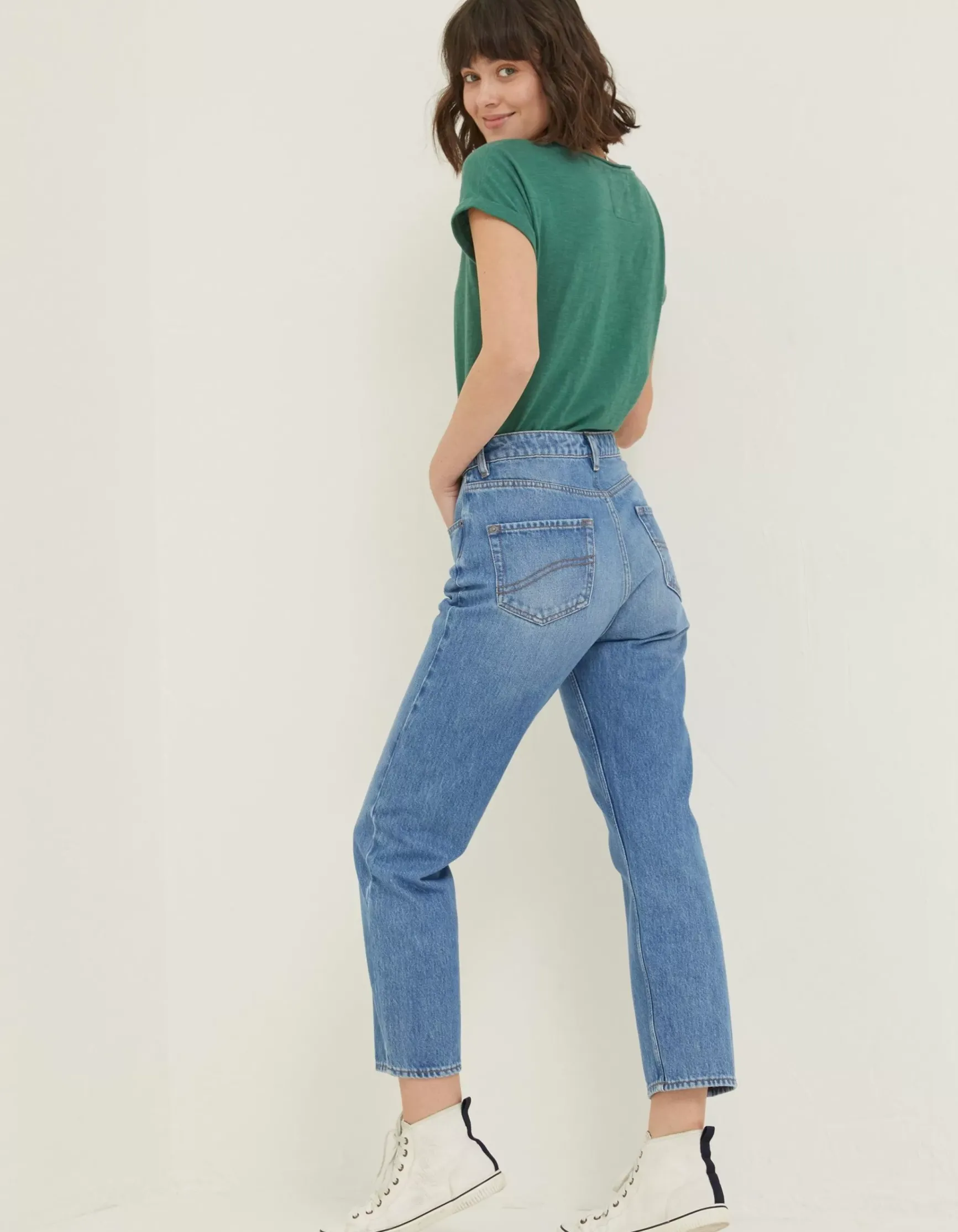 FatFace Sutton Straight Cropped Jeans|Women Jeans & Dungarees
