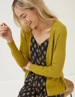 FatFace Suzannah Linen Cardigan|Women Knitwear
