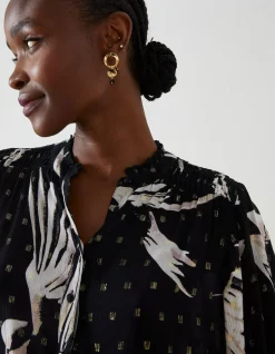 FatFace Swallow Print Evelyn Blouse|Women Shirts & Blouses