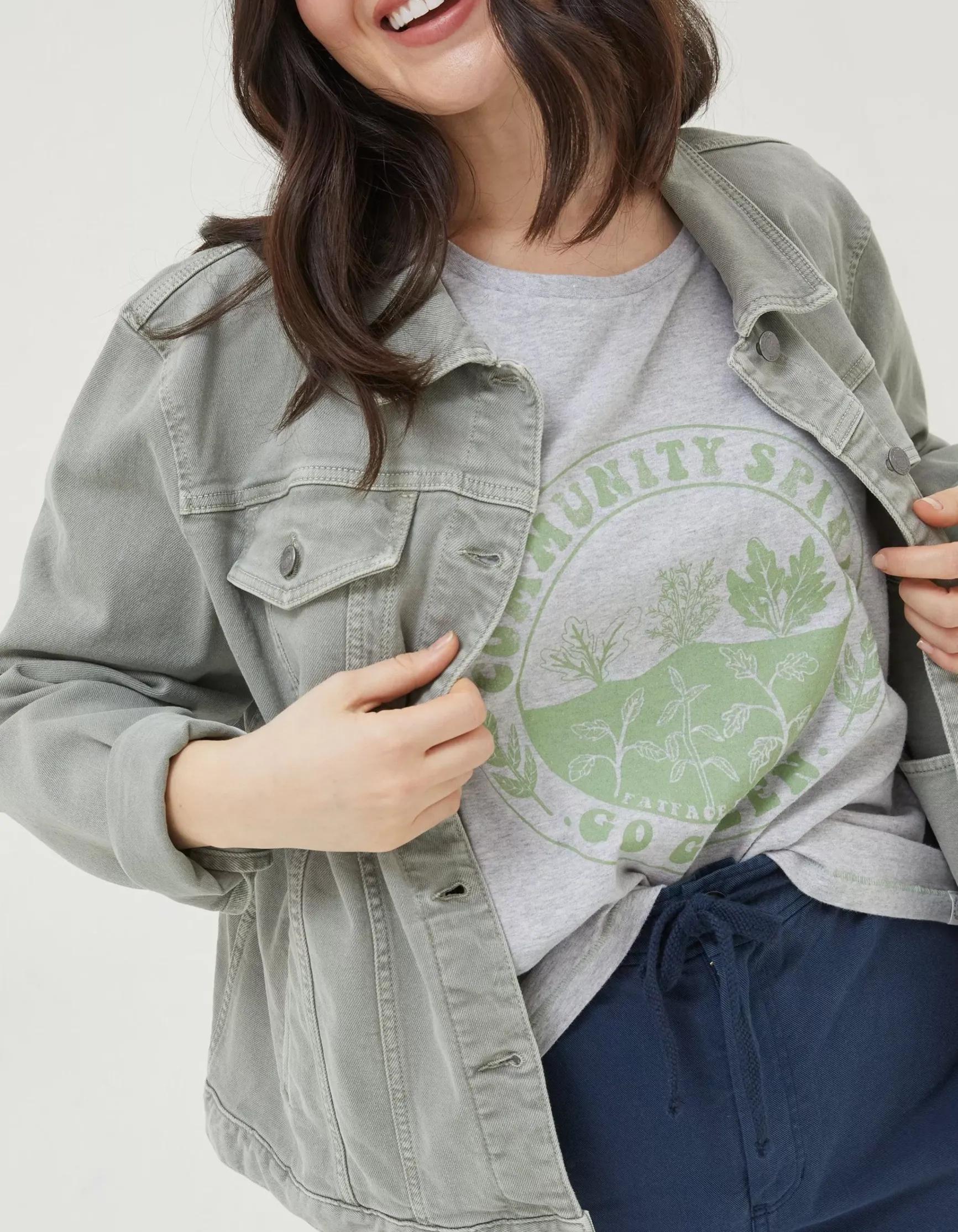 FatFace Tasha Denim Jacket|Women Coats & Jackets