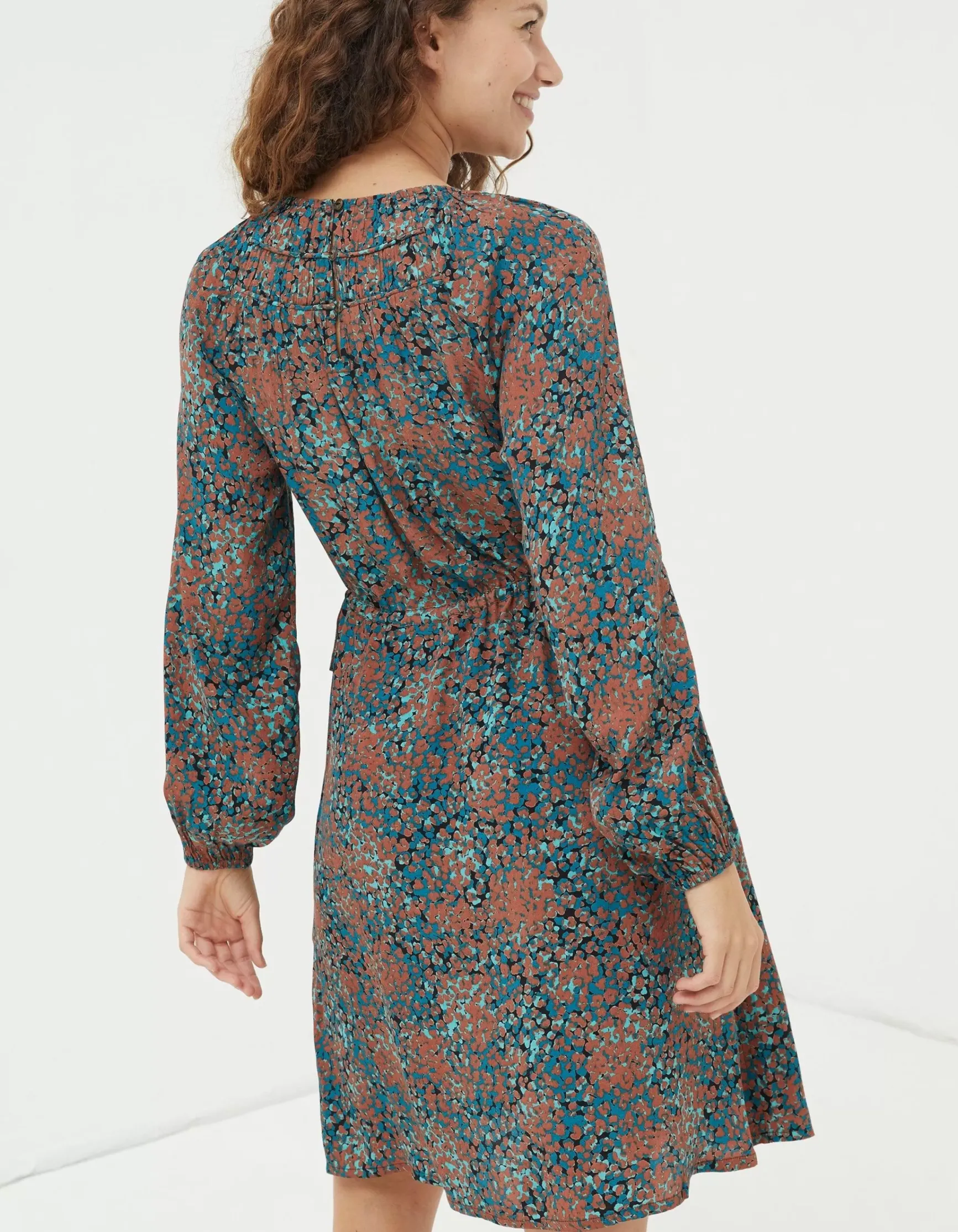 FatFace Taylor Textured Spot Dress|Women Dresses