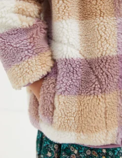 FatFace Teddy Check Coat|Girls View All