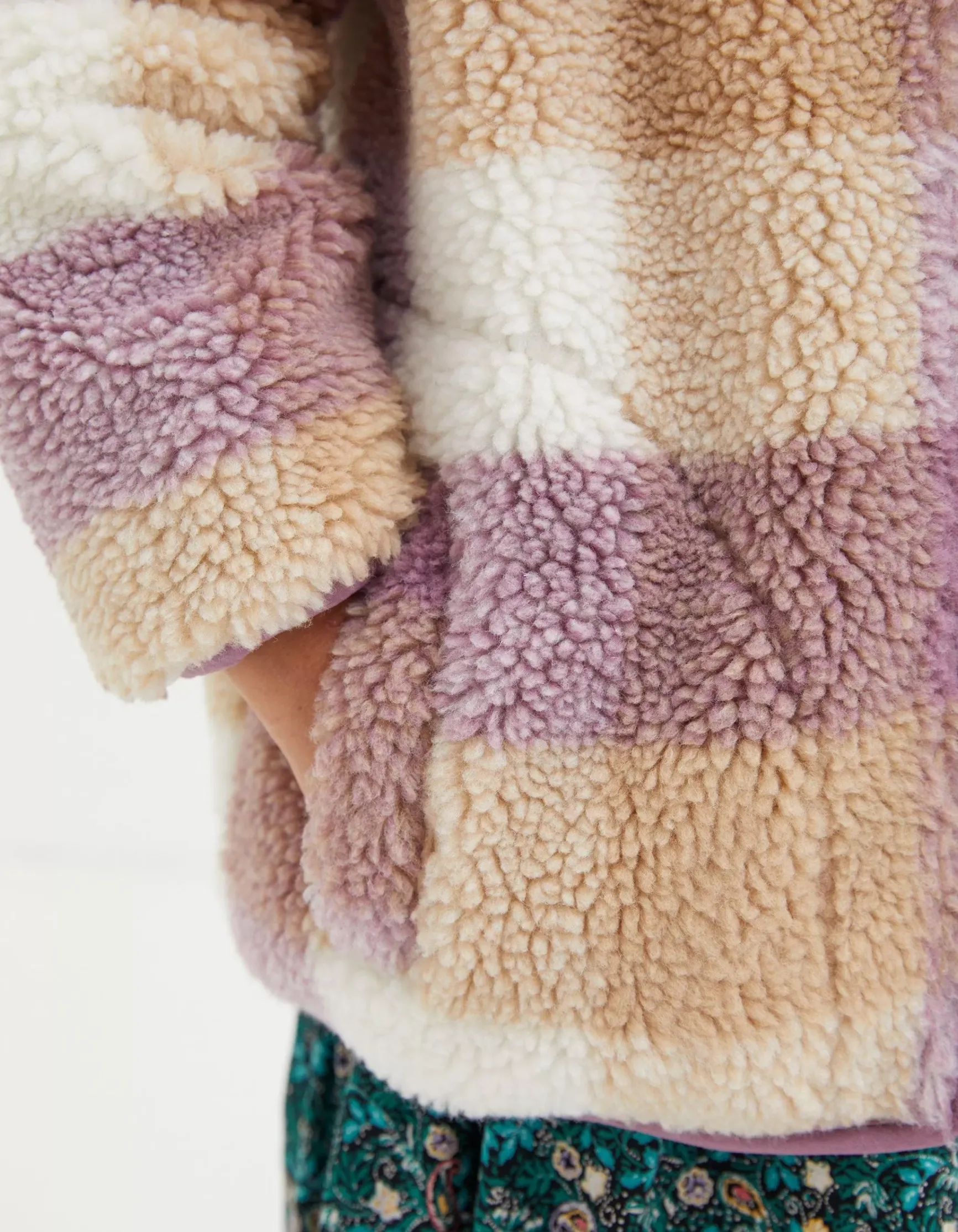 FatFace Teddy Check Coat|Girls View All
