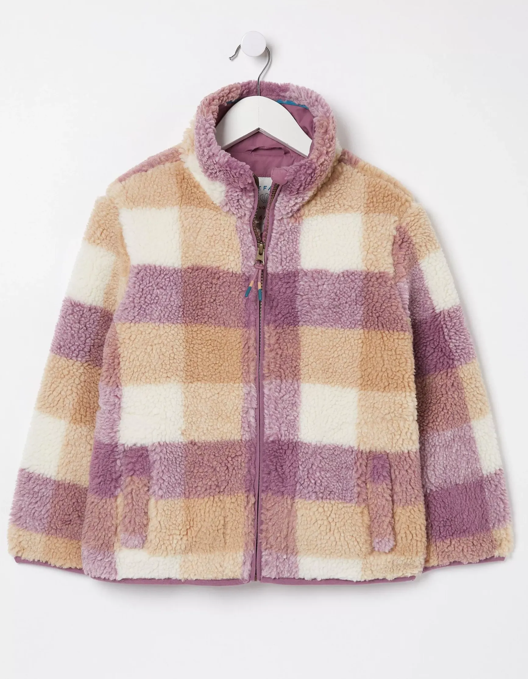 FatFace Teddy Check Coat|Girls View All