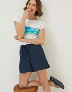 FatFace Tenby Linen Short|Women Shorts