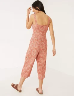 FatFace Terra Linen Blend Jumpsuit|Women Jumpsuits & Playsuits