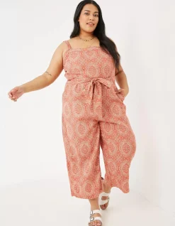 FatFace Terra Linen Blend Jumpsuit|Women Jumpsuits & Playsuits