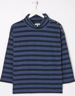 FatFace Thayer Funnel Stripe Sweatshirt|Women Sweatshirts & Hoodies
